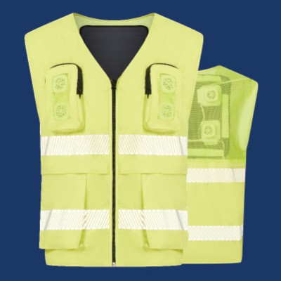 Reusable Cooling Vest For Worker